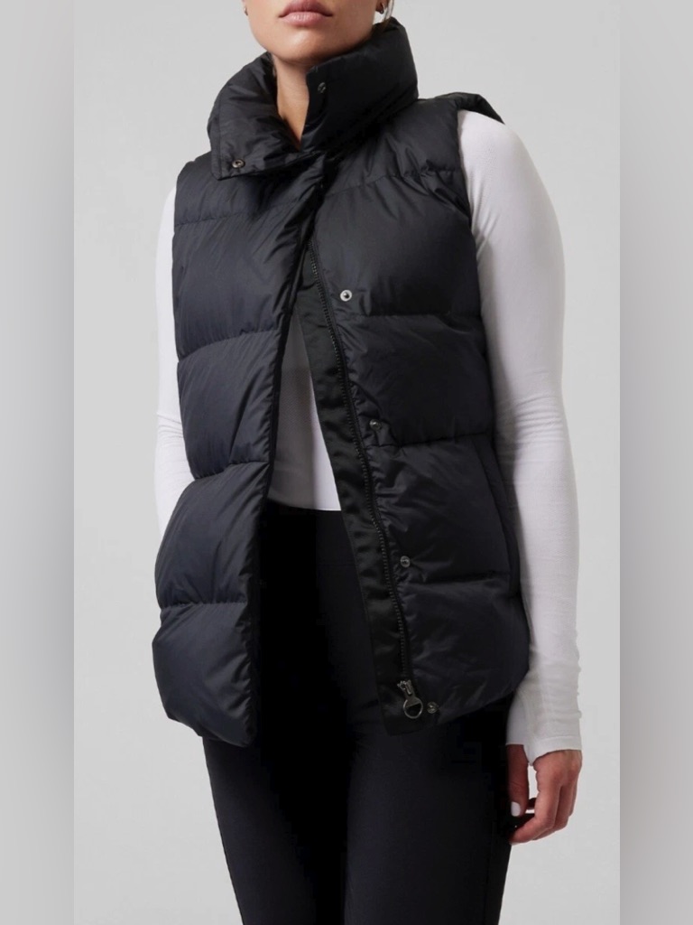 Athleta Women's Downtown Puffer Vest In Black (S)